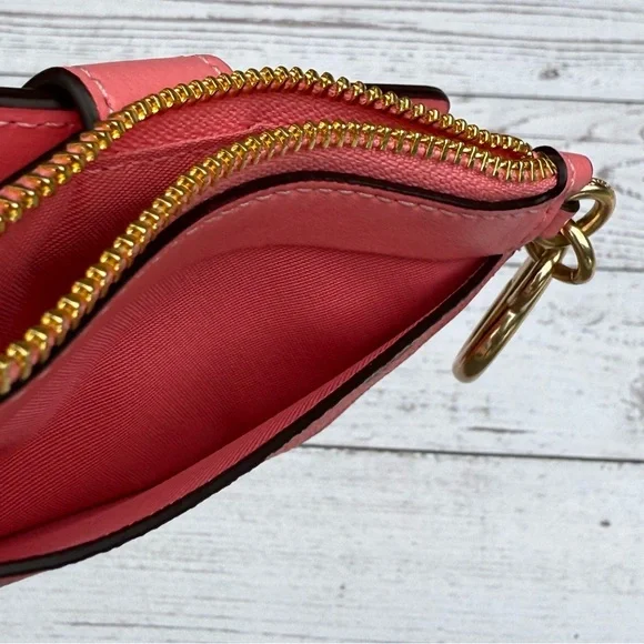 Coach Attachment Card Case Pink Lemonade - Picture 7 of 9